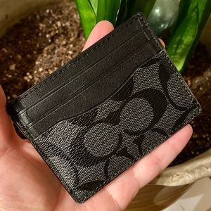 Coach card holder